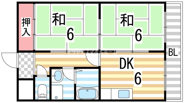 カサグランディ鴻池の間取り写真