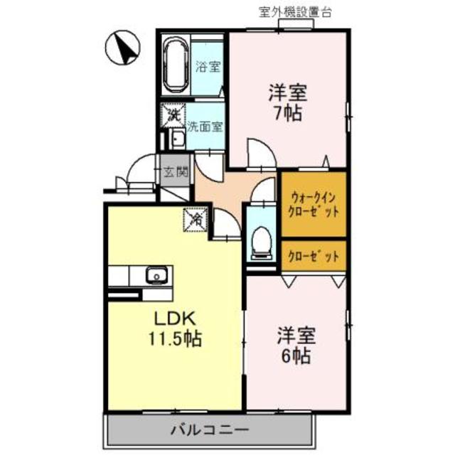 地下鉄今里筋線 井高野駅 徒歩9分 3階建 築20年の間取り写真