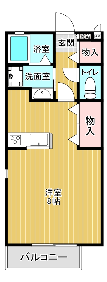 ハイツボナールIIの間取り写真