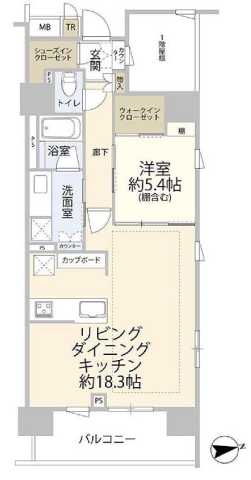 Brillia浅草橋の間取り写真