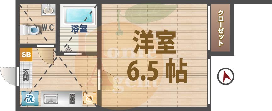 西武新宿線 野方駅 徒歩5分 2階建 築21年の間取り写真