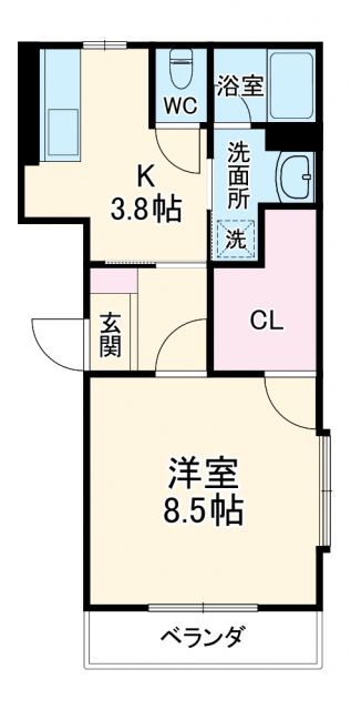 マンション葵の間取り写真