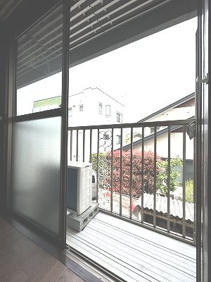 バルコニー　写真は206号室です（参考）