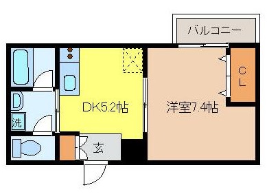 キクナヤスヤマハイツの間取り
