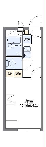 レオパレスシャンブル高殿の間取り