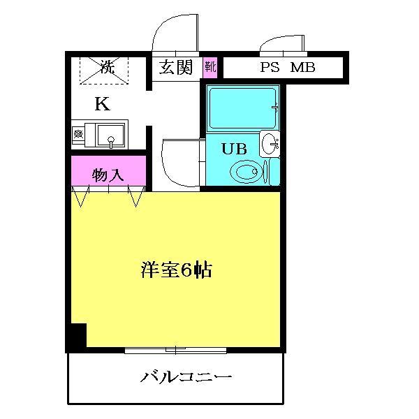 ベルード市川の間取り