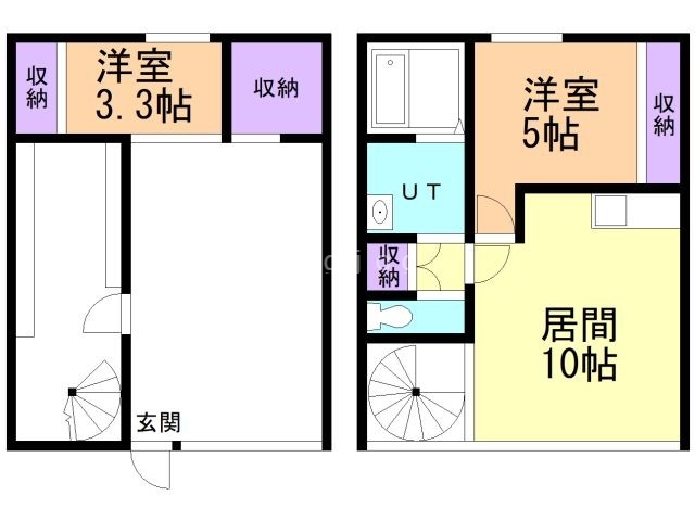 ｋｕｒｏｋａｎｅ３９の間取り