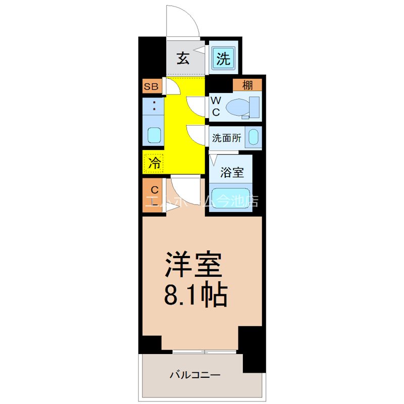 S-RESIDENCE栄eastの間取り