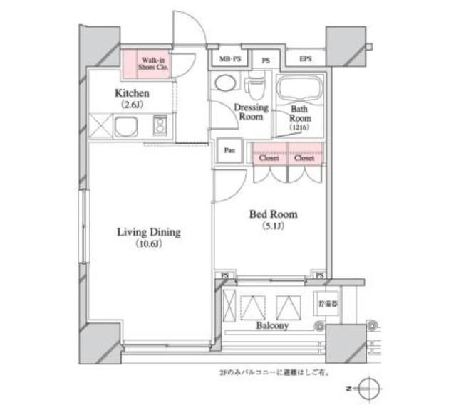 パークキューブ八丁堀の間取り