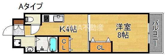 シーガルマンションIIの間取り