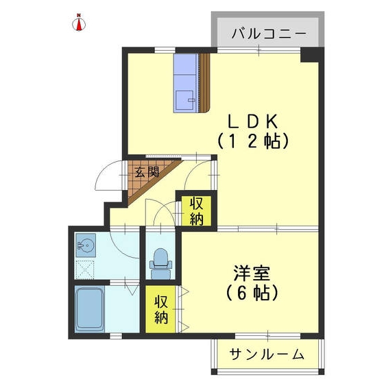 メゾングランデージ金屋の間取り