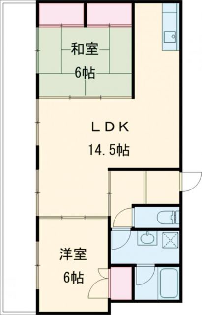 【スクエアメゾン姫路城前の間取り】