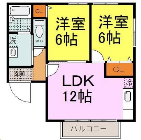 クラスティーナの間取り