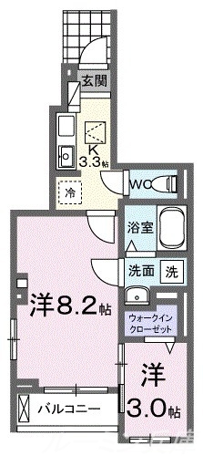 カトレア２の間取り