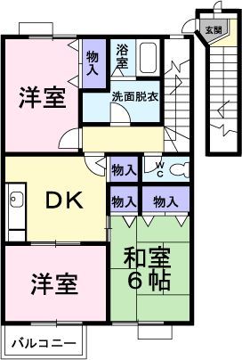 エルウッドＡの間取り