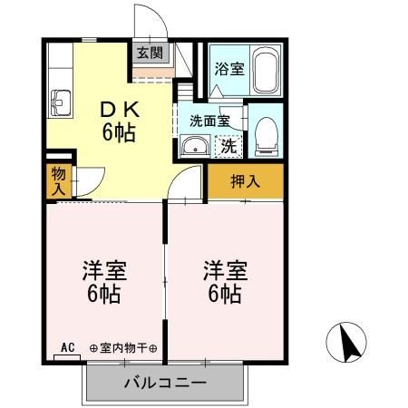 ヴァンテ　Iの間取り