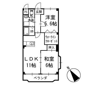 リュミエール中園の間取り