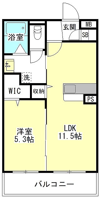 湖海ビルの間取り