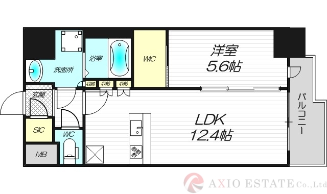 スプランディッド新大阪VIの間取り