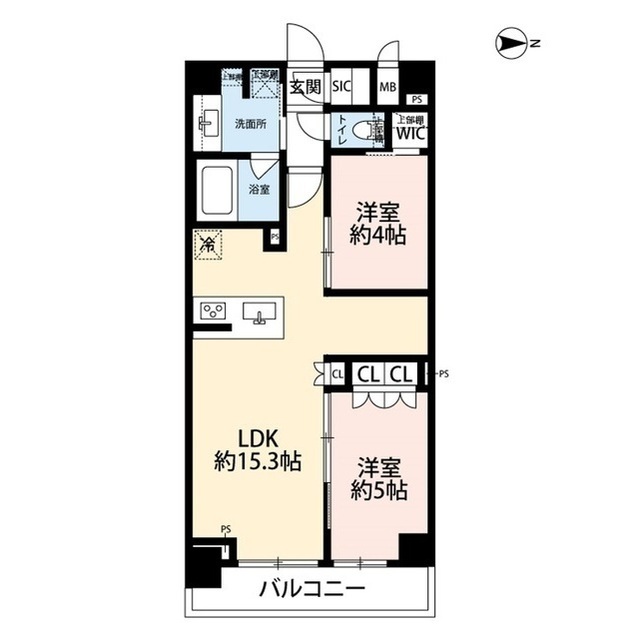 江東区大島のマンションの間取り