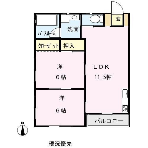 カントリーヒルハイツの間取り