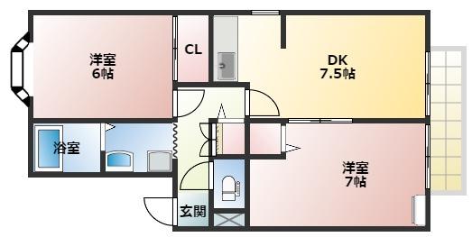 セジュール・ヴィルの間取り