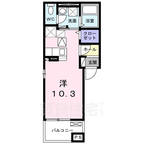 エヴィメリアＤの間取り