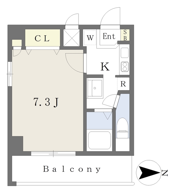 本町プライムの間取り