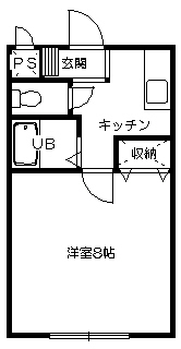 チェリーハイツIの間取り