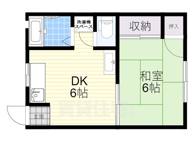 小谷ハイツの間取り