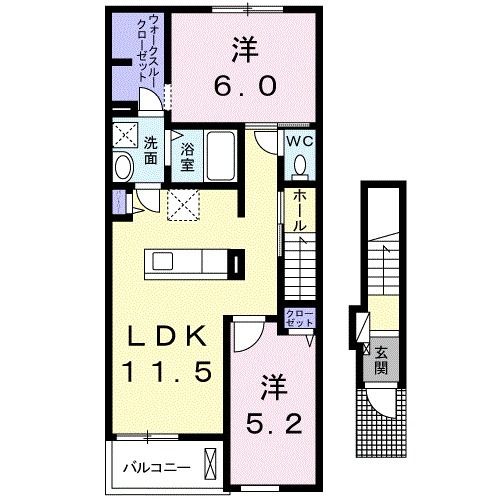 コオリナ　ハイツIの間取り