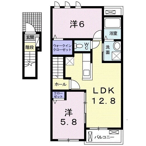 ヴィッセン隅田　IIの間取り