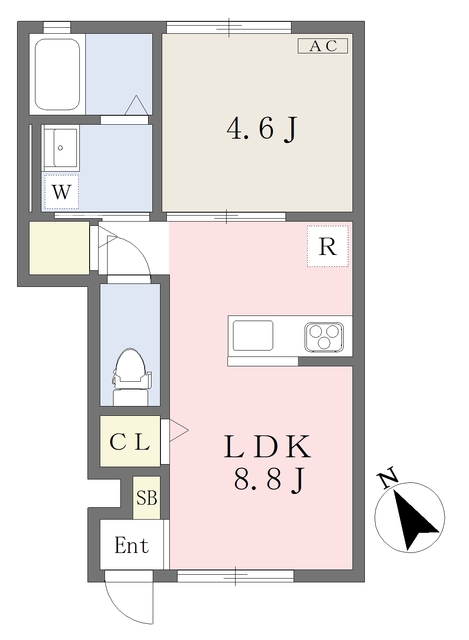 ＥＡＲＬ’Ｓ　ＣＯＵＲＴ東温IIの間取り