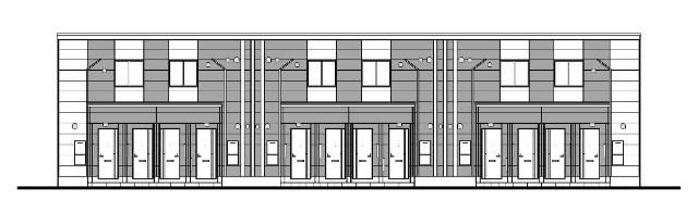 米子市東福原のアパートの建物外観