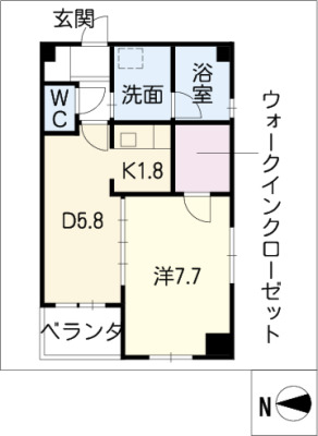 レインボーピア原の間取り