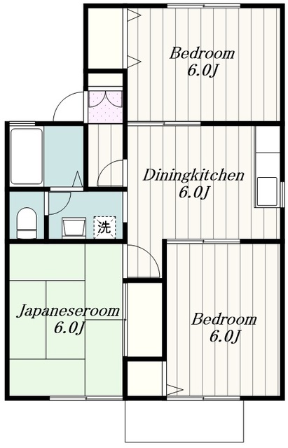 ポルシェ海老名の間取り