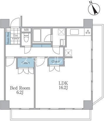 CRESCENT　COURT　大森の間取り