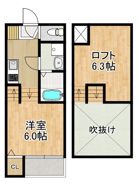 Modern Palazzo多良見ＩＣの間取り