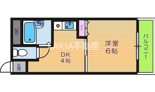 アベノ池田マンションの間取り