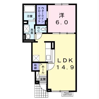 茅部郡森町字富士見町のアパートの間取り