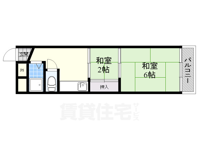 サンハイツの間取り