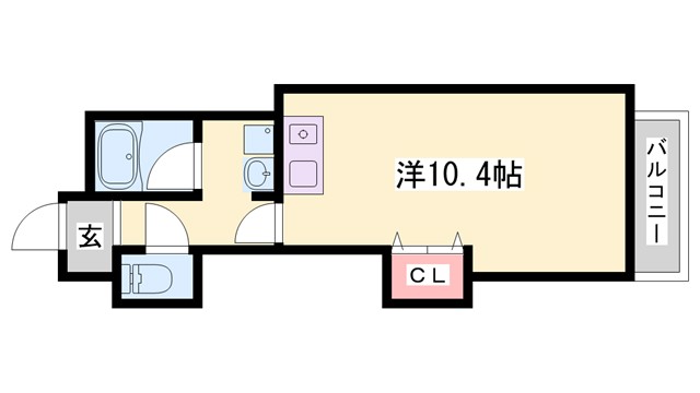 大栄・姫路北条レジデンスの間取り