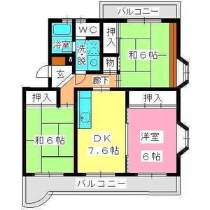 ロイヤルハイツ泉の間取り