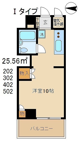 マンション高崎栄町の間取り