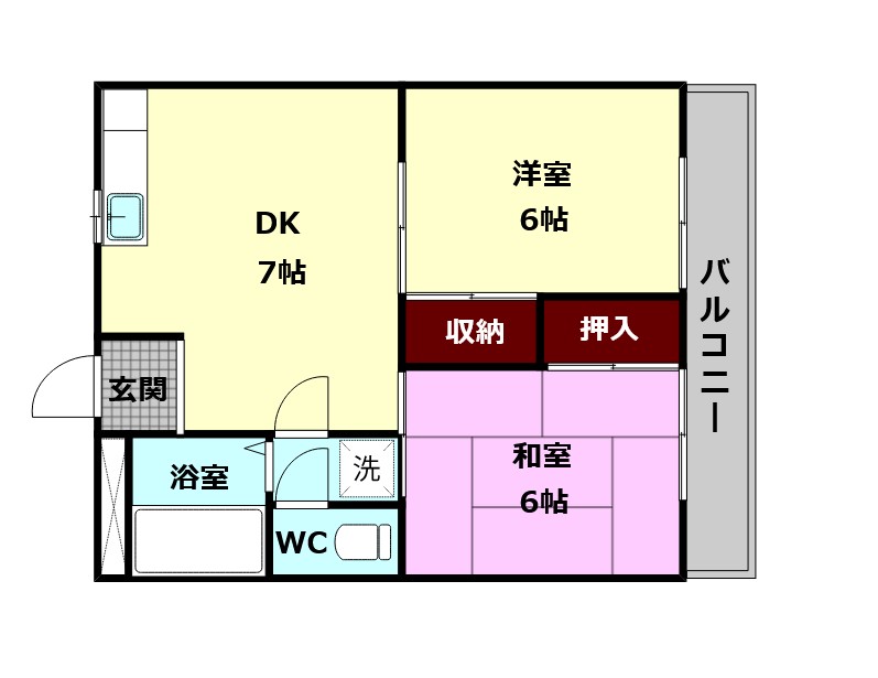 シャトレーハイツ光峰の間取り