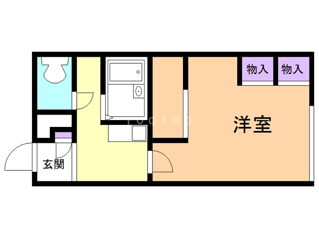 レオパレスプラータIIの間取り