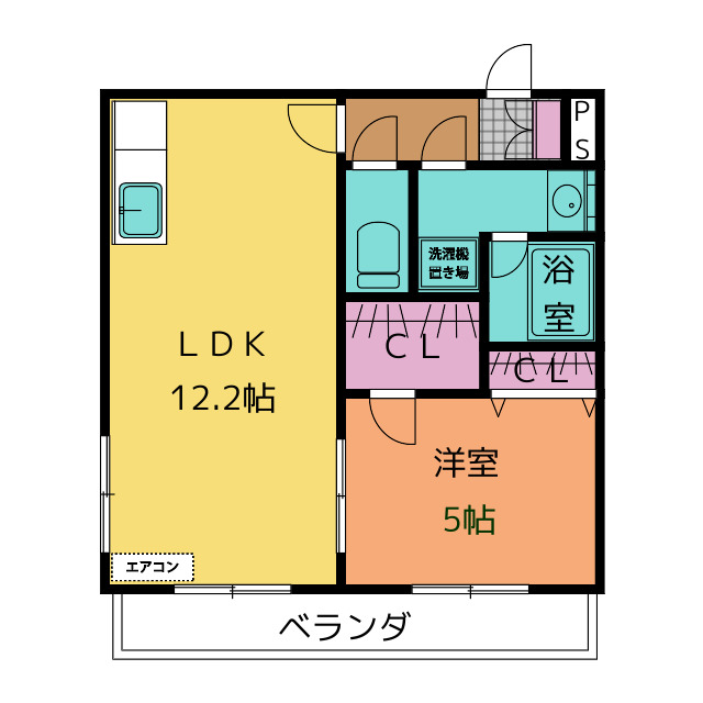 メゾンドグリーンの間取り