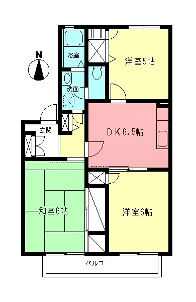 エクシード湘南Eの間取り