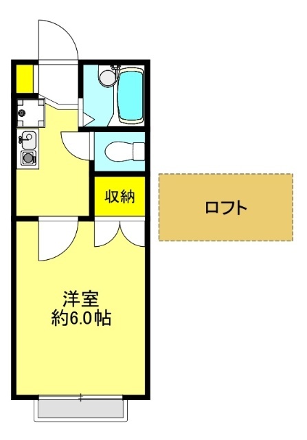 オリーブ玉造の間取り