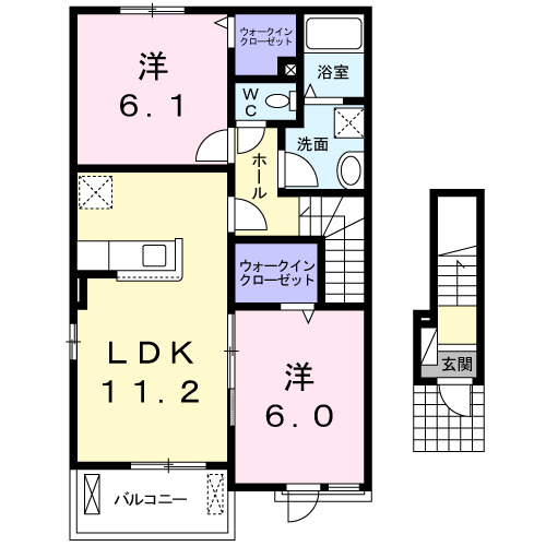 リバティ　メゾンの間取り